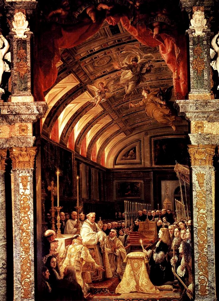 Cl.Coello.La Sagrada Forma.1685-90.Sacristy, El Escorial