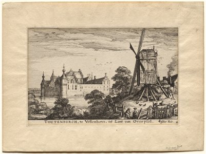 Claes Jansz Visscher - Four Castles in Holland and Utrecht, The Castle Toutenburgh in Vollenhove - 1996.319 - Cleveland Museum of Art
