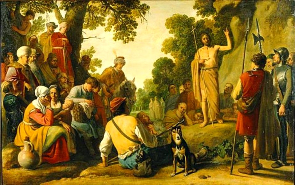 Claes Moeyaert - Predikende Johannes de Doper in de woestijn - NM 534 - Nationalmuseum