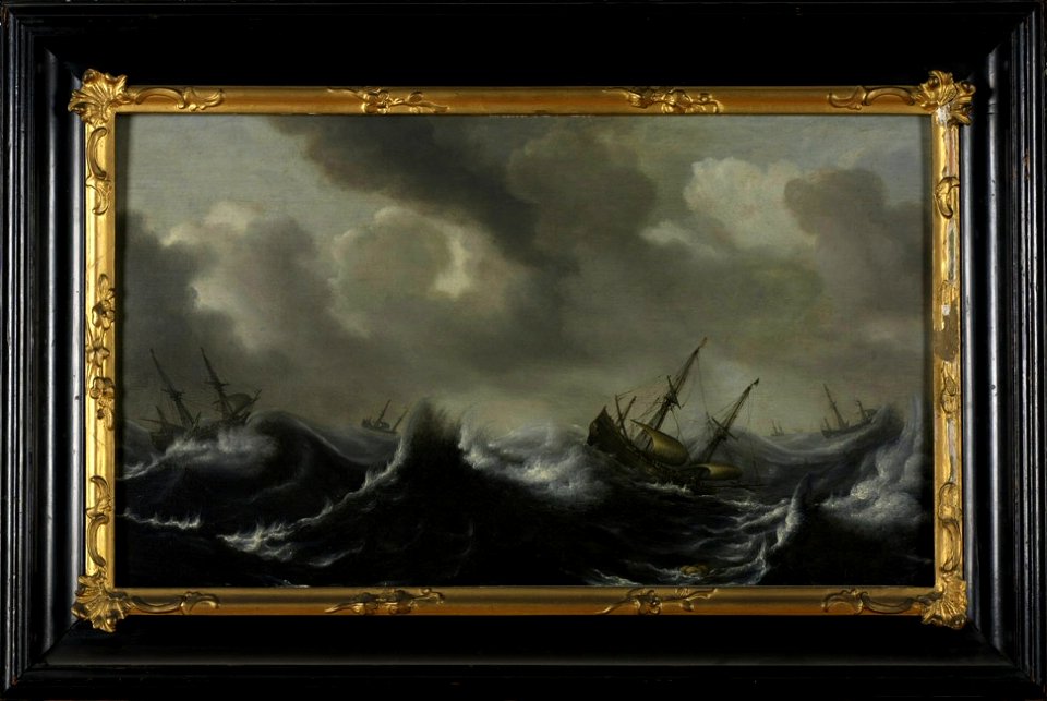 Claes Claesz. Wou - Seascape - 04.170 - Rhode Island School of Design Museum