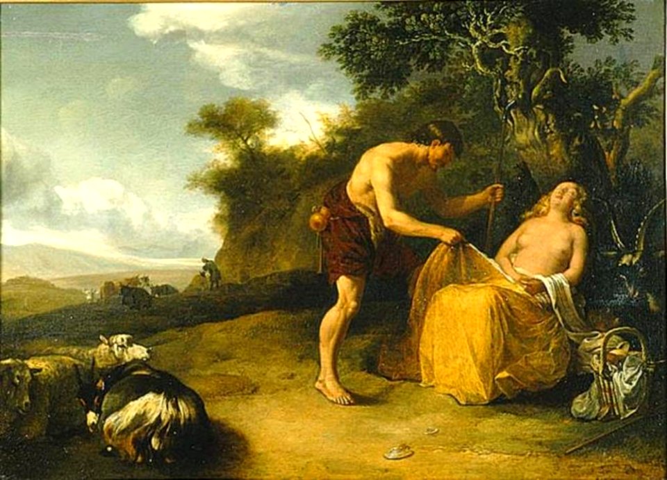 Claes Moeyaert - Landschap met een herder en een slapende herderin - NM 1093 - Nationalmuseum