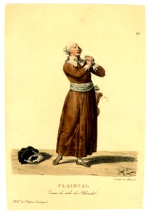Clairval dans le rôle de Blondel (BM 1871,1209.2728)