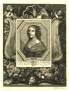 Claire Clemence de Maillé Brezé Princesse de Condé, devenue heritiere de la Maison de Breze par la mort d'Armand de Maille Duc de Fonsac son frere (BM 1923,0129.17)