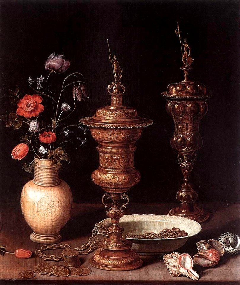 Clara Peeters - Still-Life with Flowers and Goblets - WGA17135