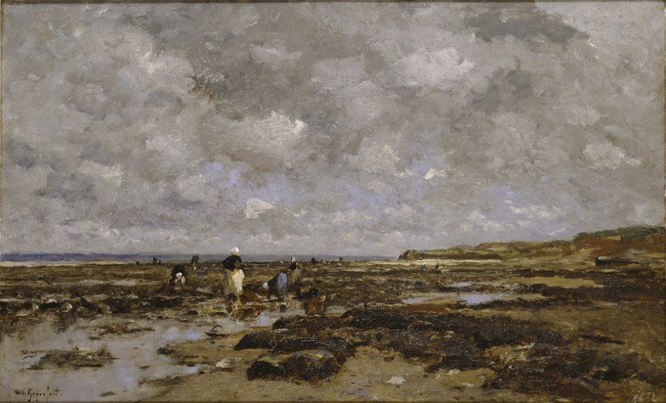 Clam-Pickers in Villerville (Wilhelm von Gegerfelt) - Nationalmuseum - 23842