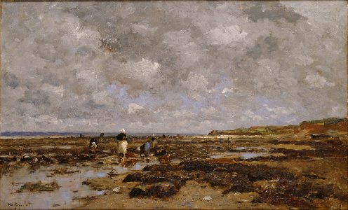 Clam-Pickers in Villerville (Wilhelm von Gegerfelt) - Nationalmuseum - 23842