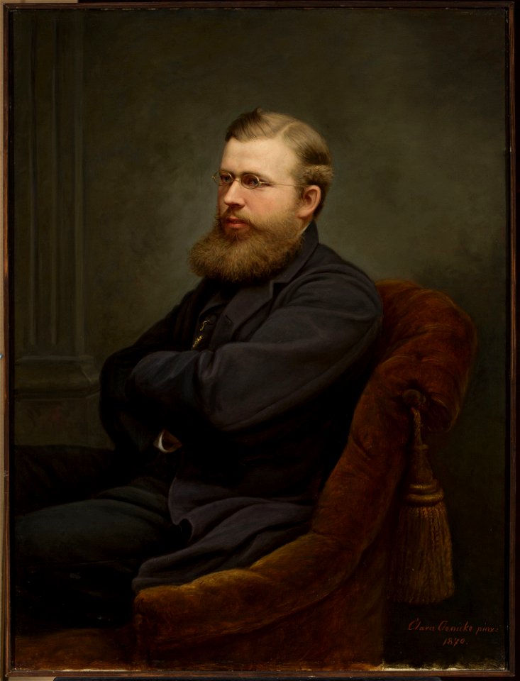 Clara Wilhelmine Oenicke - Portrait of a man - M.Ob.1784 MNW - National Museum in Warsaw