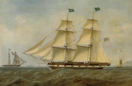 William Clark - Trading Brigs in the Firth of Clyde (1859)