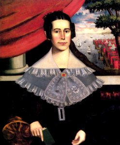 Clarissa or Louisa Ellen Gallond Cook by Erastus Salisbury Field