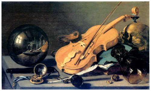 Claesz, Pieter - Vanitas-Stilleben mit Selbstbildnis - Germanisches Nationalmuseum Nürnberg - 1628