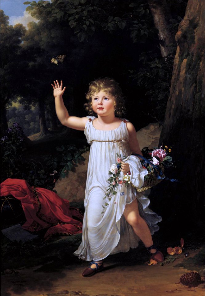 Fabre - Portrait du jeune Edgar Clarke