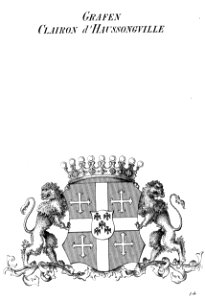 Clairon d‘Haussonville-Wappen