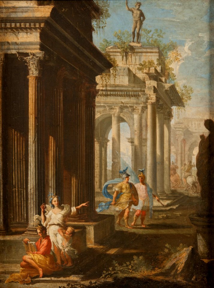 Classical Buildings with Columns (Alberto Carlieri) - Nationalmuseum - 17069