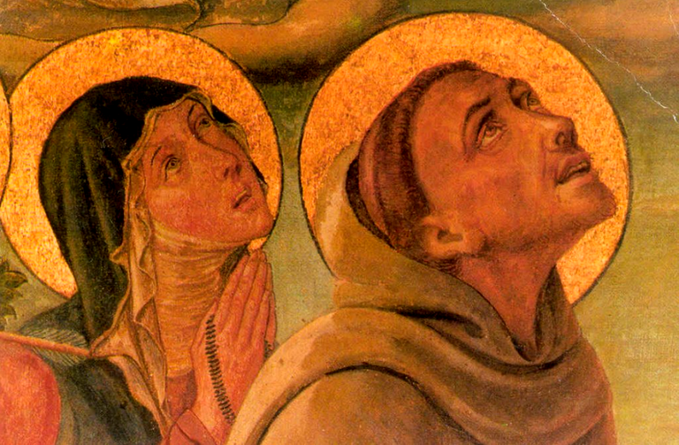 Clare and Francis of Assisi Gonfalone della Peste 1470