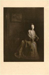Clarence H. White - Portrait, Mrs. Clarence H. White. Camera Work no. 23