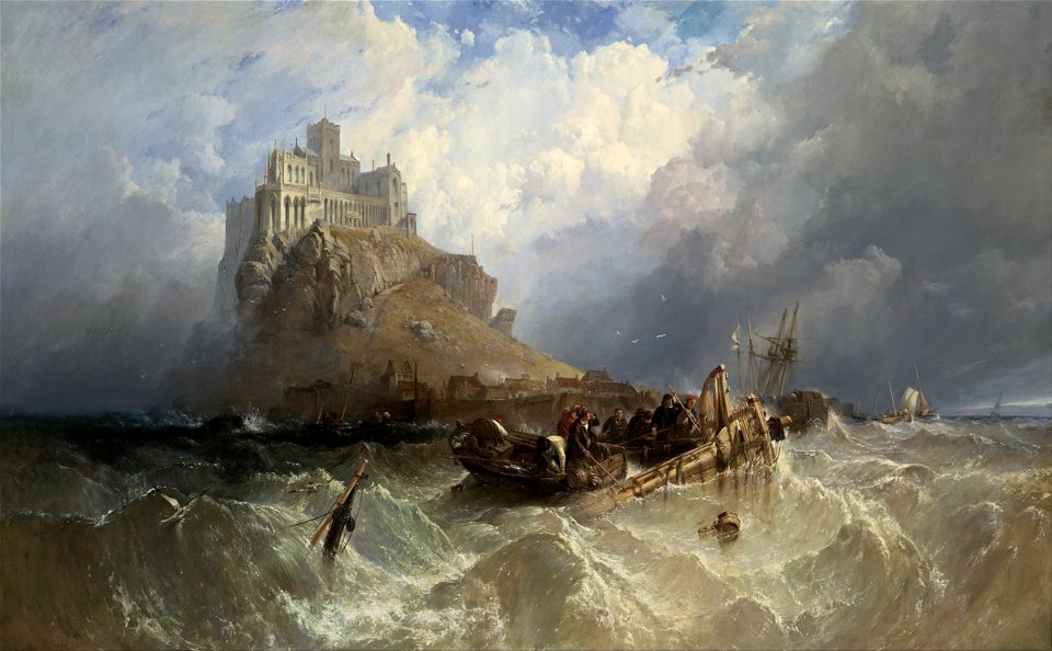 Clarkson Stanfield - Mount St Michael, Cornwall - Google Art Project