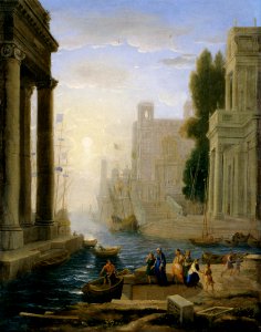 Claude - Embarkation of St Paula - Google Art Project
