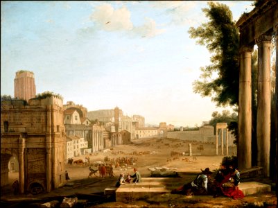 Claude - The Campo Vaccino, Rome - Google Art Project