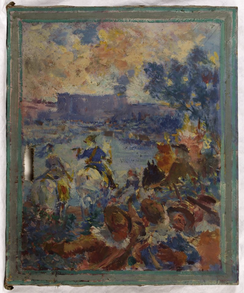Claude Charles Bourgonnier - Esquisse pour la mairie du 12ème arrondissement , La revue militaire - PPP4336 - Musée des Beaux-Arts de la ville de Paris