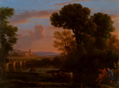 Claude Gellée - Pastoral Landscape - 1959.47 - Yale University Art Gallery
