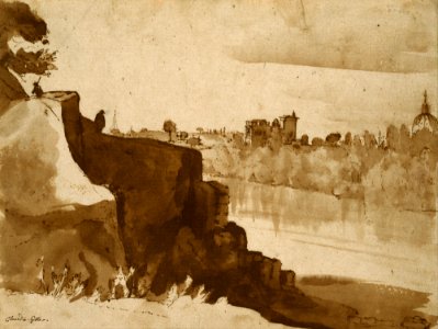 Claude Gellée, called Le Lorrain - View of the Tiber at Rome - Google Art Project