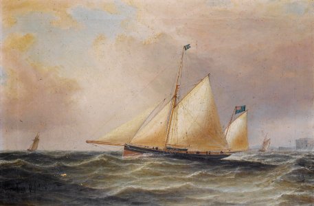 William Clark - The racing yawl Julia (1859)