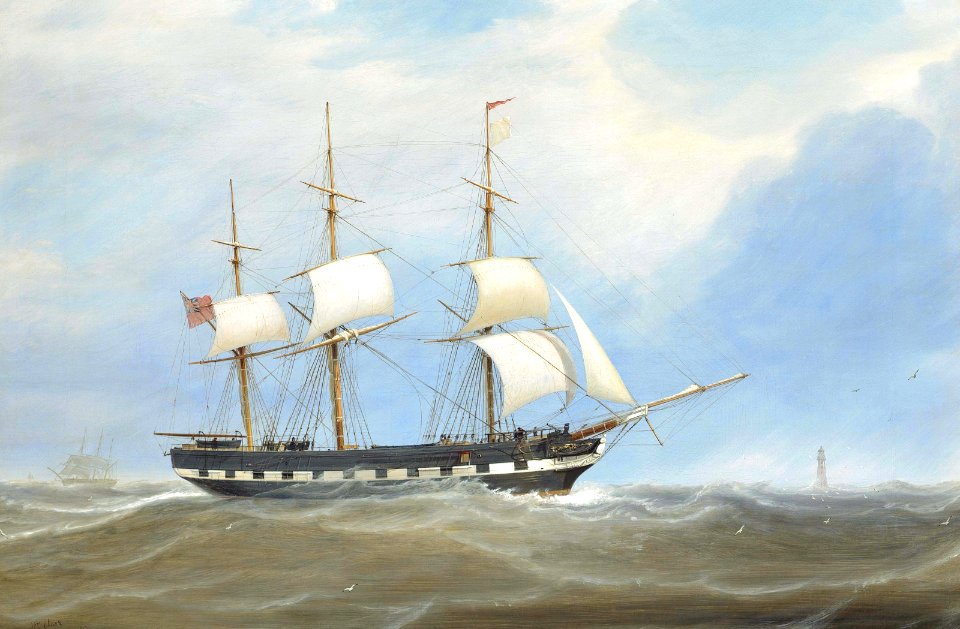 William Clark - Full-rigged ship Eliza Stewart (1847)