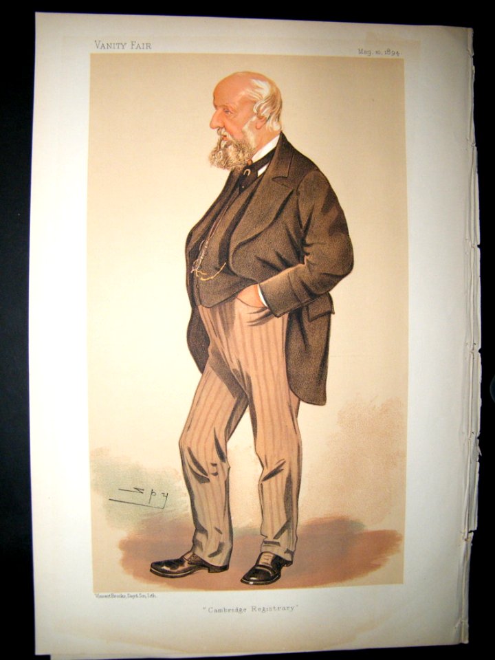 John Willis Clark, Vanity Fair, 1894-05-10