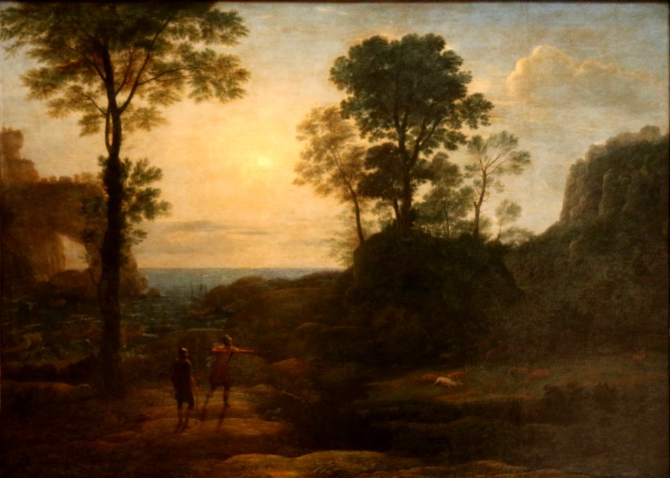 Claude Gallée-Enée shassant le cerf
