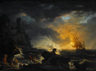 Claude Joseph Vernet - Schipbreuk