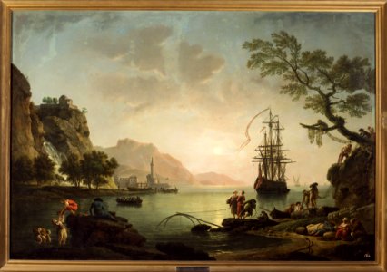 Claude Joseph Vernet - View of the port at dawn (Morning) - M.Ob.687 MNW - National Museum in Warsaw
