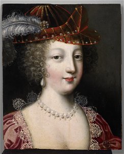 Claude Déruet - Portrait of a Woman in a Hat - MNK XII-302 - National Museum in Kraków