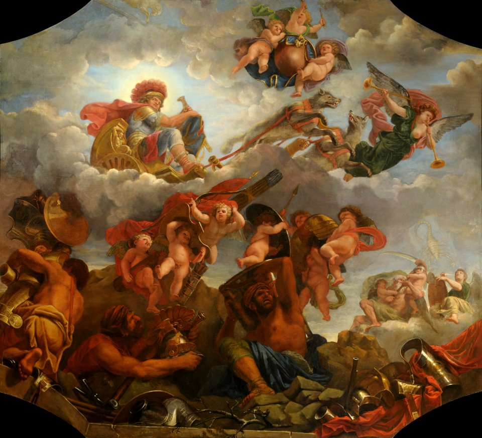 Claude II Audran - Mars sur son char tiré par des loups - Google Art Project
