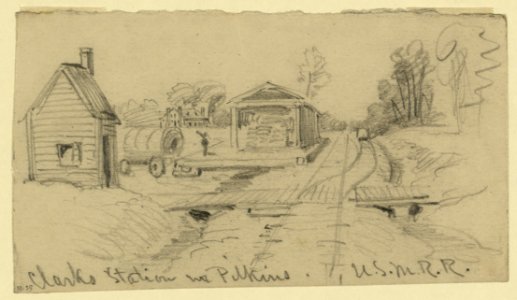 Clarks Station nr. Pilkins. U.S.M.R.R LCCN2004661010
