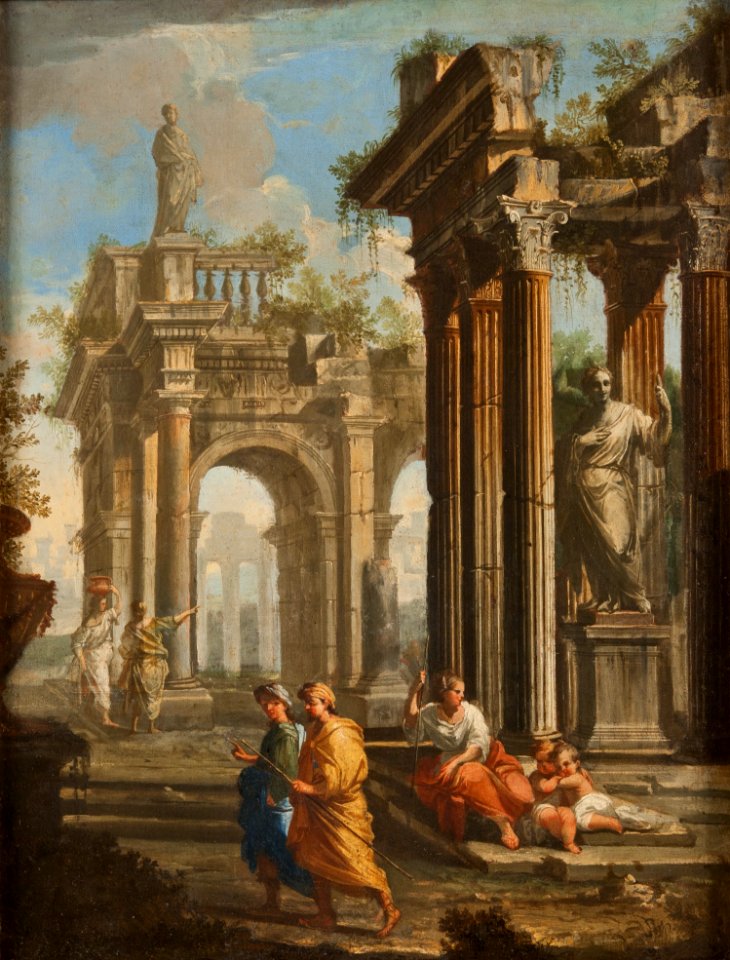 Classical Buildings with Columns (Alberto Carlieri) - Nationalmuseum - 17068