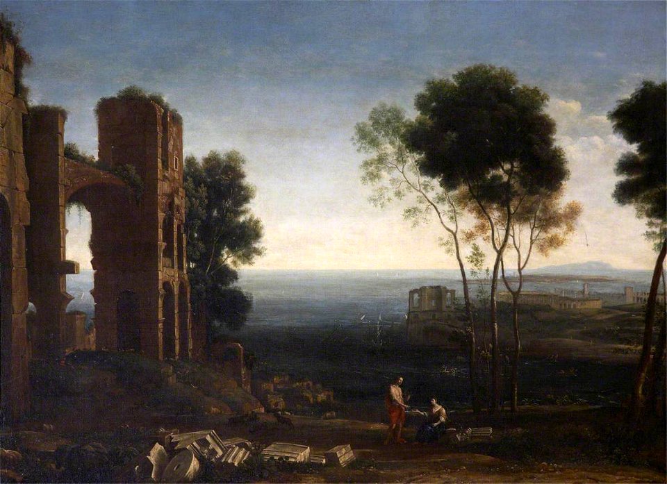 Claude Lorrain (1604-1682) (after) - Apollo and the Cumaean Sibyl - 541099 - National Trust