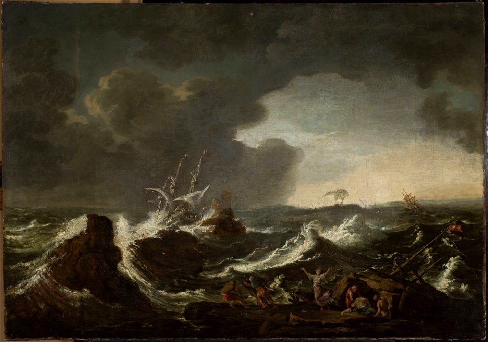 Claude Joseph Vernet - Shipwreck - M.Ob.83 - National Museum in Warsaw