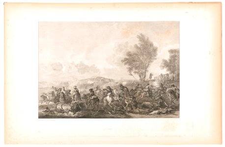 Clash of cavalry near the bank of a river) - (Wouwermans pinx. ; P. Ayres del. ; Sonne sc.) LCCN2012649655
