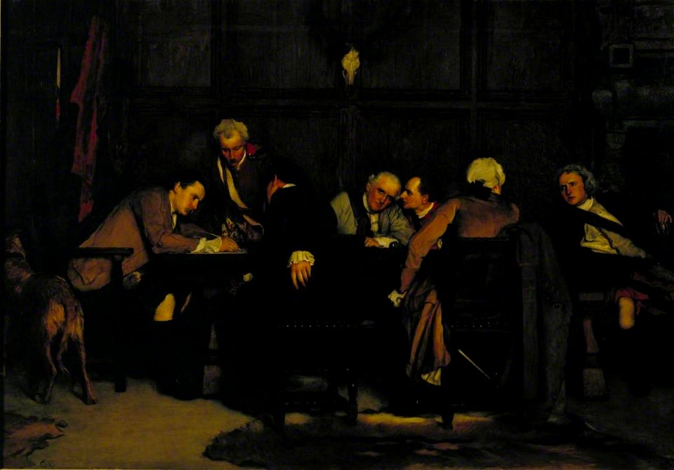 Claude Andrew Calthrop (1845-1893) - Meeting of Scottish Jacobites - N01921 - National Gallery