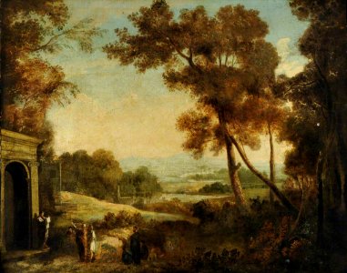 Claude Lorrain (1604-1682) (style of) - Classical Landscape - 221375 - National Trust