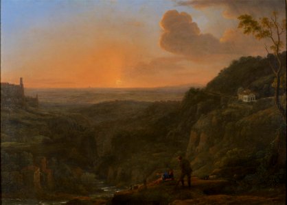 Claude Lorrain (1604-5-82) - A View of the Campagna from Tivoli - RCIN 404688 - Royal Collection