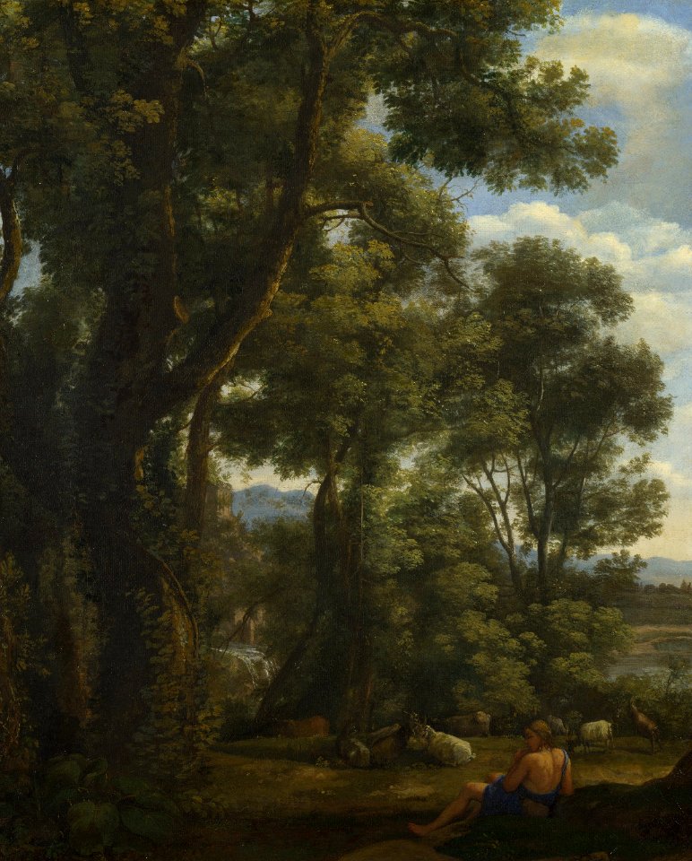 Claude - Landscape with a Goatherd and Goats - Google Art Project
