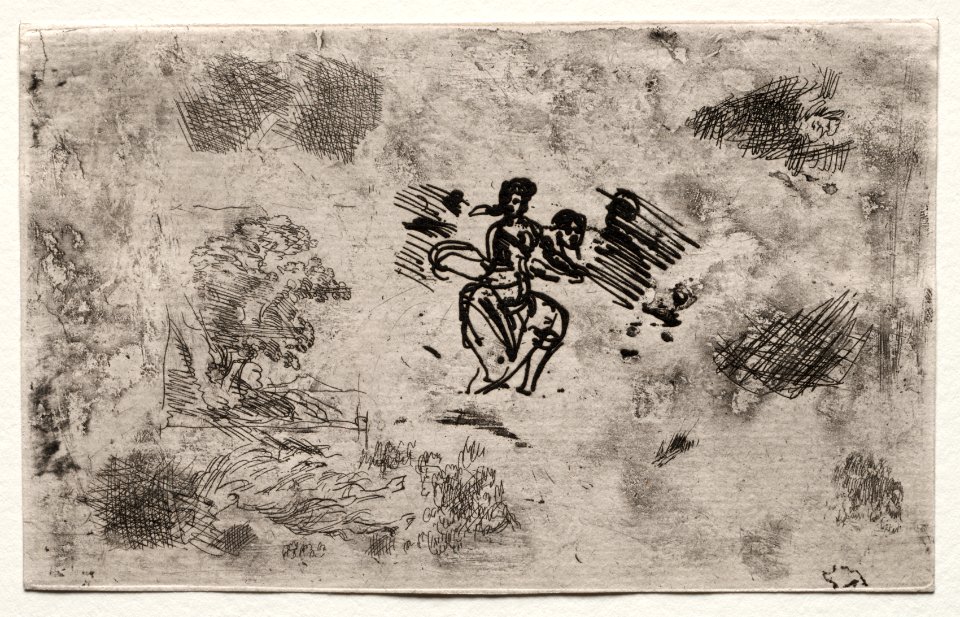Claude Lorrain (French, 1604-1682) - Study of a Seated Woman and other Sketches - 1938.414 - Cleveland Museum of Art