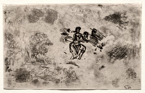 Claude Lorrain (French, 1604-1682) - Study of a Seated Woman and other Sketches - 1938.414 - Cleveland Museum of Art