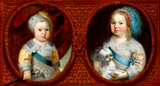 Claude Deruet (1588-1660) (after) - The Dauphin (later Louis XIV, 1638–1715, King of France), and Philippe, duc D’Anjou (later Philippe, - 766125 - National Trust