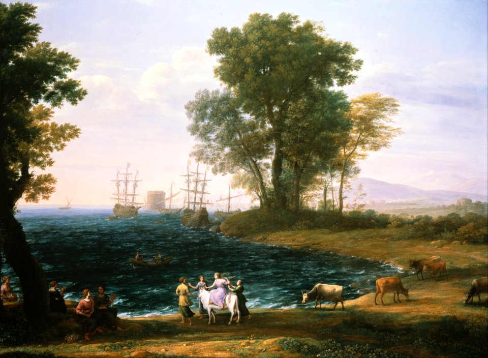 Claude Gellée, called Le Lorrain - Rape of Europa - Google Art Project