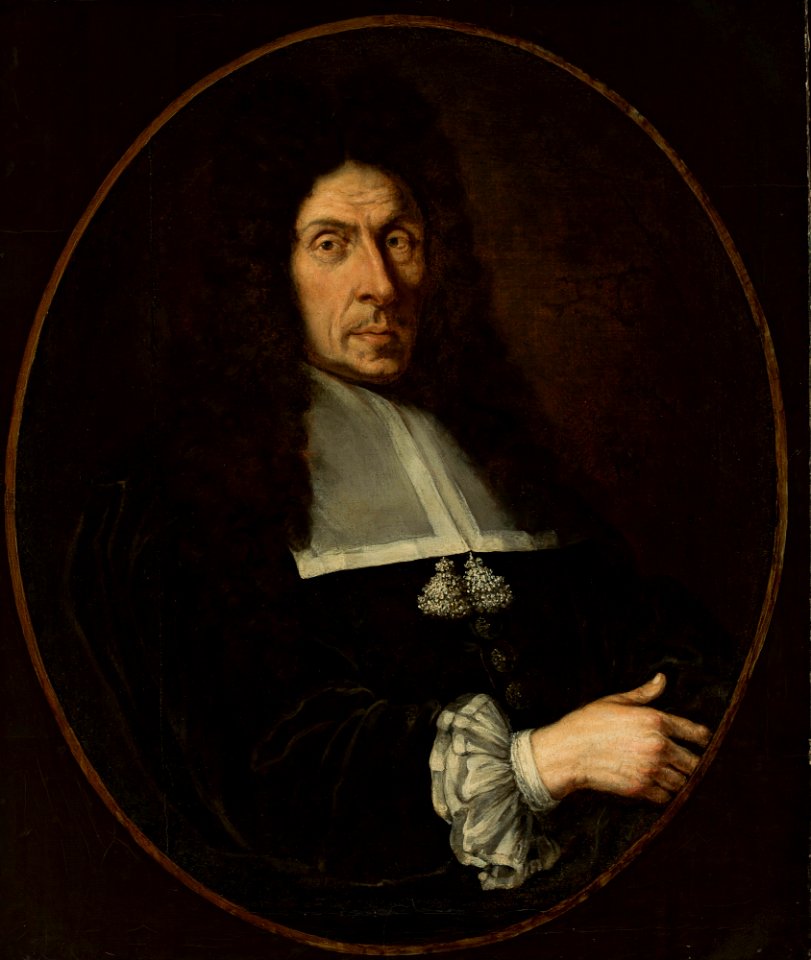 Claude Lefevre - Portrait of a man in a black wig - M.Ob.1278 MNW - National Museum in Warsaw