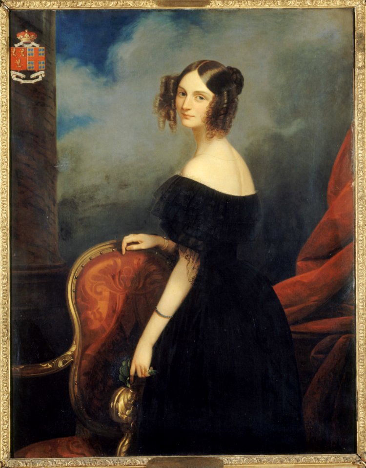 Claude Marie Dubufe - Portrait de la duchesse de Valençay, comtesse de Talleyrand-Périgord. - PPP424 - Musée des Beaux-Arts de la ville de Paris