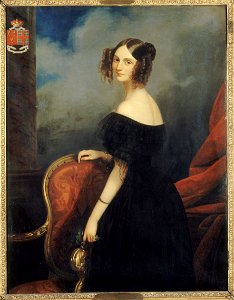 Claude Marie Dubufe - Portrait de la duchesse de Valençay, comtesse de Talleyrand-Périgord. - PPP424 - Musée des Beaux-Arts de la ville de Paris