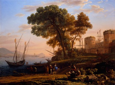 Claude Lorrain - An Artist Studying from Nature - Google Art Project. Free illustration for personal and commercial use.